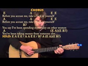 Before You Accuse Me (Eric Clapton) Guitar Lesson Chord Chart