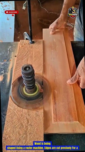 Perfect Edge in Seconds! Router Machine Cuts Clean Grooves with High Precision #tools