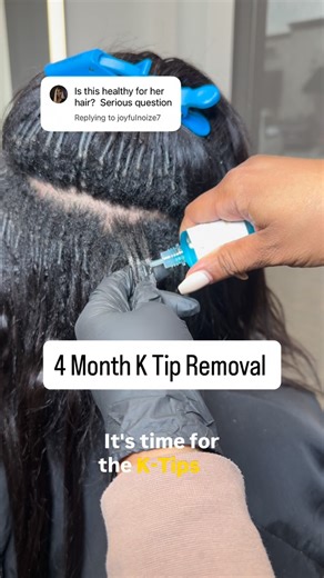 RealHairGlobal | Extensions Educator | KTip Expert on Instagram: "When installed properly, great at home care, and a smooth removal, your hair will be just fine with k-tips. You will experience minimal shedding at the take down appointment, and I will give you an amazing recommended treatment, trim your dead ends, and we can reinstall or do a quick weave, sew in or silk press, whatever we both agree that’s best. If Keratin Tips are something you’re interested in, comment or Dm, “I’m next” and I’