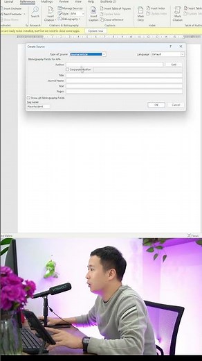 Sharing automatic excerpts in Word #studentresearchroom #research #trends