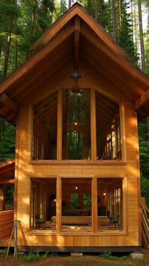 16 Cozy Cabin With Large Front Windows