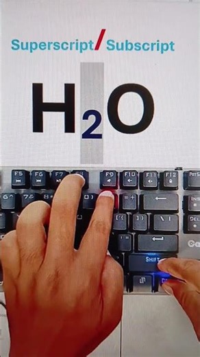 How to Use Subscript & Superscript in Word?#