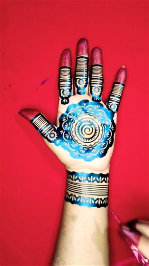 😱आज की सबसे वायरल मेहंदी स्टिकरडिझाईन हर कोईपूछेगा#mehndi#viralvideo#trending#tattoo#shortvideo#song