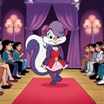 fifi la fume walks the runway