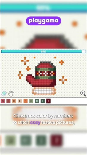 This Christmas Stitching Game is SO Addictive! 🎄🧵