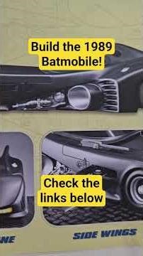 Build the 1989 Batmobile! #batman #batman1989 #batmobile #fanhome #80smovies #michaelkeatonbatman
