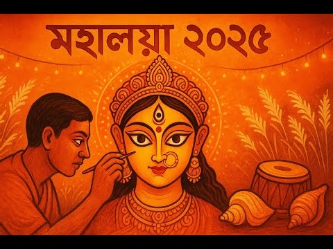"শুভ মহালয়া | Shubho Mahalaya 2025 | Pat Chitra Animation | Beginning of Durga Pujo in Bengal