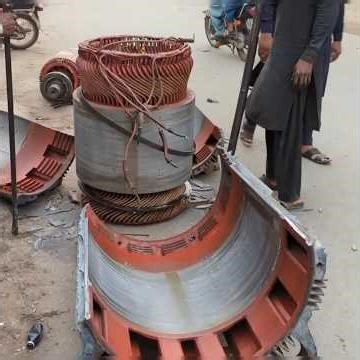Scrap High Electric Motor Manufacturing Process #manufacturing #repair #shorts
