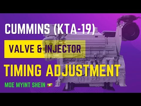 [CUMMINS] VALVES & INJECTOR Adjustments | (KTA-19) | Technical Vlog 007