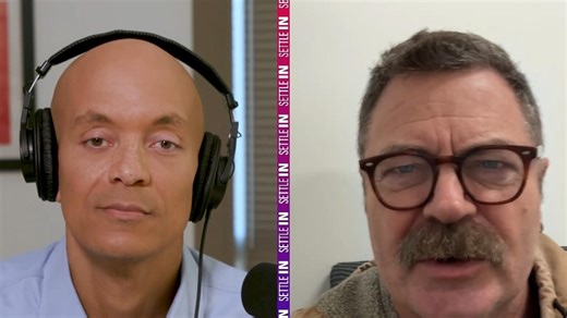 Nick Offerman joins Geoff Bennett on our ‘Settle In’ podcast | PBS News Hour