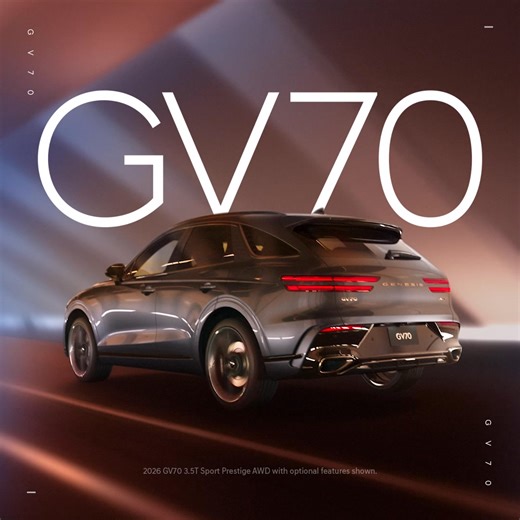 Navigation made stunning: GV70’s 27" OLED Navigation Display shows the way in style. | Genesis USA