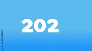 New year background animation from 2023 to 2024. Animated new year with 3 got hooked and changed to 4