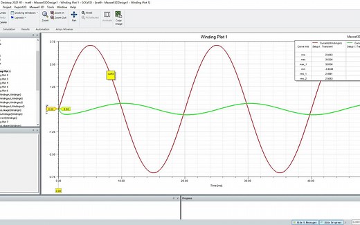 ANSYS Maxwell，20天速成，之Maxwell后处理（2）-需要该课程模型，可长按点赞键，一键三连发后，联系18026359275（同微信）领取