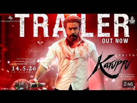 Karuppu ( Hindi ) - Official Trailer | Suriya | Trisha | RJ Balaji | KARUPPU TRAILER