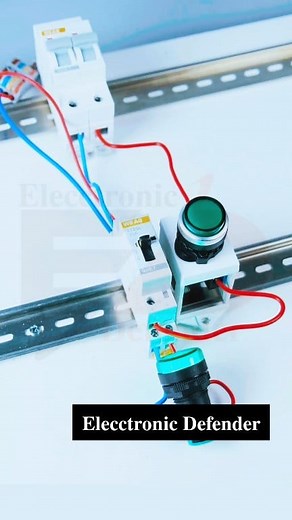 How to Use an ETS Manual Rail Contactor.#Contactor #Modular Contactor #ModularACContactor #DinrailContactor #AutoContactor #ETScontactor #manualcontactor #railcontactor #motorcontrol #electricalwiring #automation #industrialcontrol | Elecctronic Defender