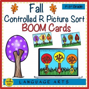 Fall Controlled R Sounds Picture Sort Digital BOOM Distance Learning