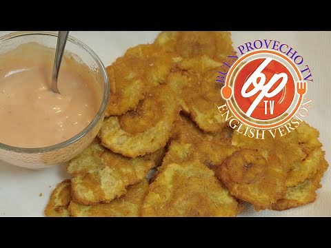 How To Make Tostones - Puerto Rican Pressed Plantain Fritters