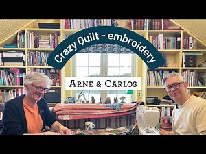 Crazy Quilt Embroidery Tutorial | Stitching Stories with ARNE & CARLOS