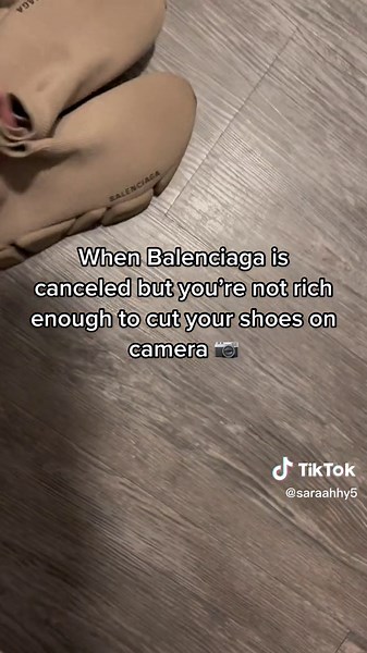 People Keeping Balenciaga Shoes When They're Canceled