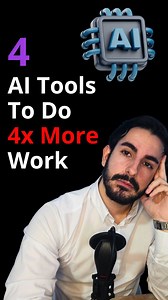 6.4K views · 12K reactions | 4 Tools To Do 4x More Work 勞 Save this  #ai #aitools #onlinebusiness #productivity #contentcreation | Aleksa Spasic | Facebook