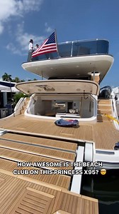 Check out the amazing beach club on the $14 Million Princess X95 🙌 #yachtingnetwork #princessyachts #princess #yachting #nauticalnetwork | Yachting Network