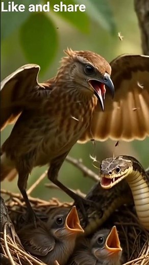 snake and bird fight #emotionscenes#snake #birdspecies #birdphotography