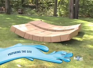 DIY Swimming Pool Installing a Radiant Metric Pool