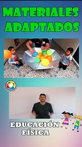 MATERIALES ADAPTADOS EN LA CLASE DE EDUCACIÓN FÍSICA #juegos #educacionfisica | Mundo de la Actividad Física