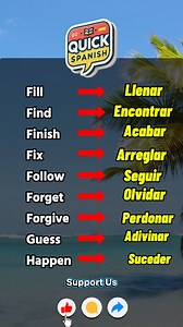 2.9K views · 97 reactions | Spanish Vocabulary for Beginners!!! | Quick Spanish | Facebook