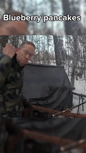 Camping Breakfast: Delicious Pancakes Over Fire