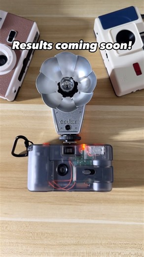 The Darkroom 🎞️ Film Lab on Instagram: "How to use an off camera flash with any camera that has a flash, even single use cameras! Many flashes, like the @godox_global Lux flashes, have a flash sync mode that will be triggered by any other flash allowing you add additional light to your scene. This will works with any camera with a flash and we often use this technique with point & shoots as well as single use cameras. We’ll be using this technique while shooting a test roll through the @
