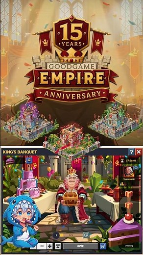 Winning 20x20 Decorations! Anniversary Gacha #goodgameempire #e4k #strategygames #games #gaming