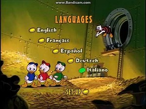 DuckTales First Collection DVD Menu & Setup (Disc 1)