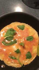 Folding an omelet the easiest and correct way.