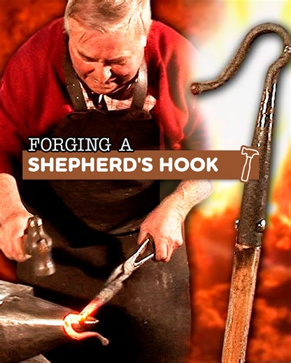 Hand-Forging the Traditional Shepherd's Hook for Herding Sheep | Eugenio Monesma Documentaries