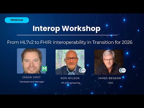 Interop Workshop: From HL7v2 to FHIR: Interoperability in Transition for 2026