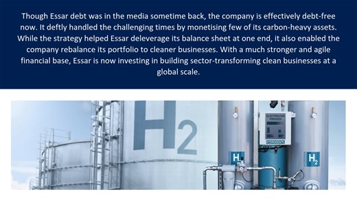 Essar’s Commitment to a Sustainable Future through EET Hydrogen