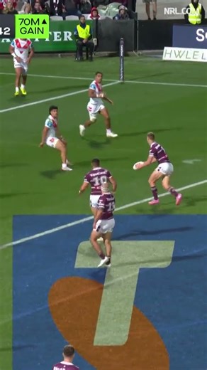 Corey Waddell Tries in St George Illawarra Dragons vs Manly-Warringah Sea Eagles