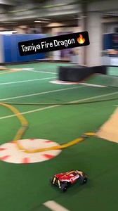 Remember the Fire Dragon I build some months ago? I finally got to test it out on indoor track! What a bucket full of fun! 😀 #tamiya #tamiyavintage #vintagerc #eurorc #rccars | EuroRC