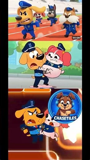 Sheriff Labrador 🆚 Police Officer 🆚 Sheriff Labrador 🎶 Tiles Hop EDM Rush #sherifflabrador