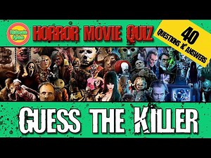 BEST Horror movie quiz | 40 movie killers to guess from their picture | How many do you know?