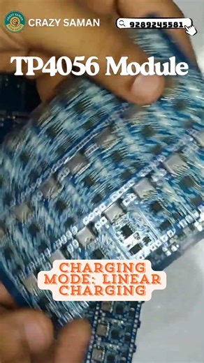 TP4056 Module | 1A Charging Module For 3.7V Li-ion Battery |Type C Module #tp4056 #lithium #battery