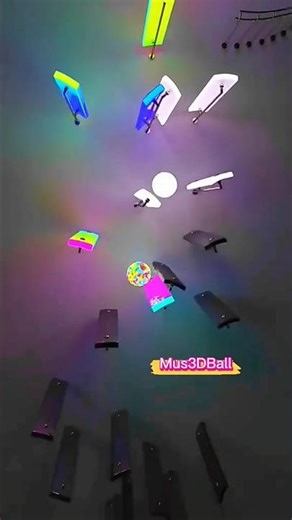 Mesmerizing 3D Ball Drop on Piano Stairs - Shape of You by Ed Sheeran