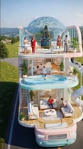 Futuristic Luxury RV Dream Home on Wheels #futuristicrv #dreamrv #automobile #rvproject