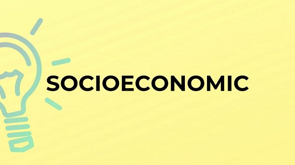 What is the meaning of the word SOCIOECONOMIC?