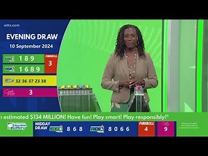 Evening SC winning lottery numbers for September 10, 2024