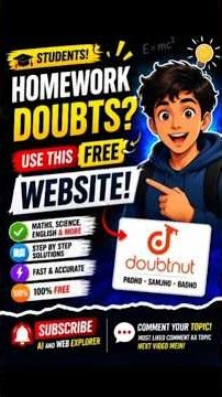 🤯 Students! Homework Doubts? Use This FREE Website 📚 | Doubtnut