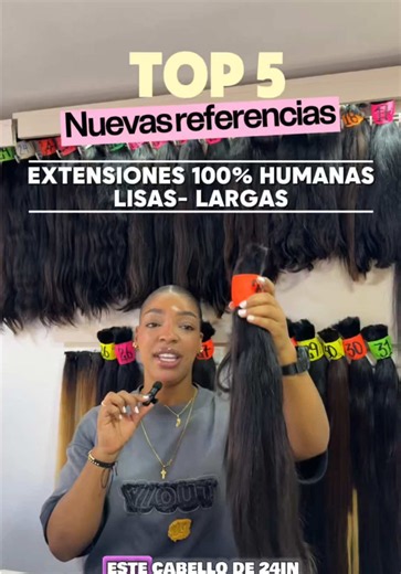 Extensiones de cabello natural: nuevas referencias disponibles