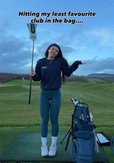 My coach and I purely focused on my driver for an hour and I now understand what I’m doing wrong! Now just need to fix it 😅 #golf