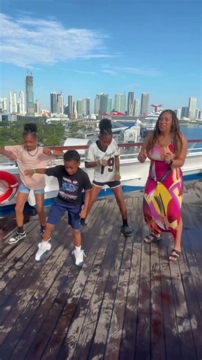 Jamming with my kiddos. Motion Party #fun #family #love #cruise #birthdayshorts #positivevibes